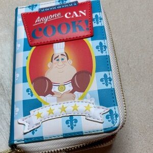Loungefly Pixar Wallet with Blue and Red Checkered Design